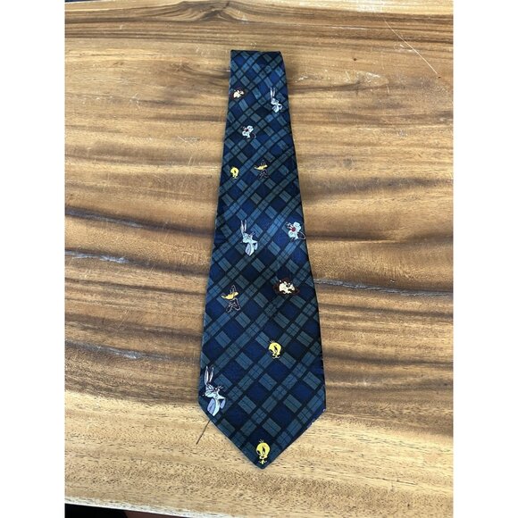 Looney Tunes Mania 1993 Men’s Necktie 56" Length 4" Width - Warner Bros. - Picture 1 of 8
